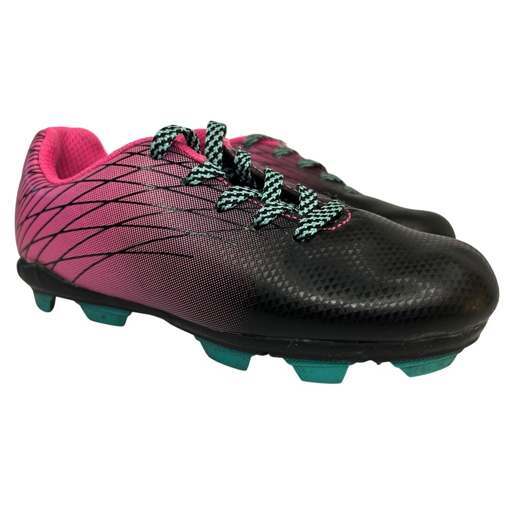DSG Youth Package Cleats Soccer Shoes‎ Black Pink 9K Turf Lace Up